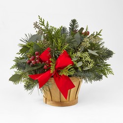 Holiday Homecomings Basket from Pennycrest Floral in Archbold, OH